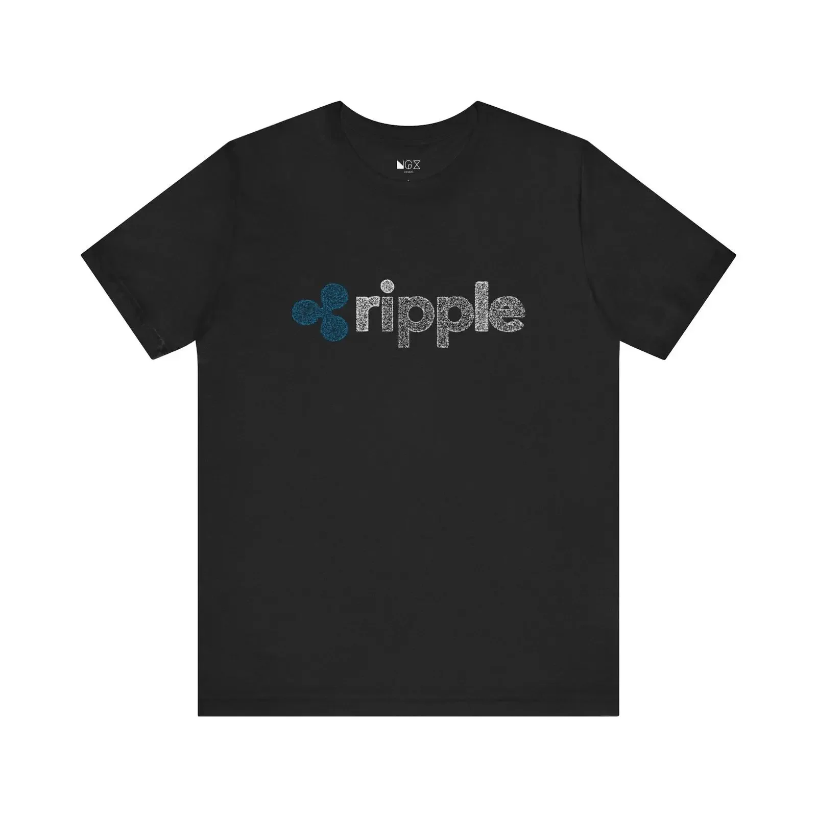 Crypto Ripple XRP Logo T Shirt fan and EnthusiasT vintage Washed Stretched Top For Everyday Wear Versatile Unisex fashion