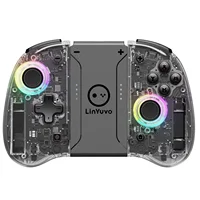 LinYuvo KS37B Meteor Light Joycons Controlador inalámbrico para interruptor/OLED con programable/control de movimiento/doble vibración/Turbo