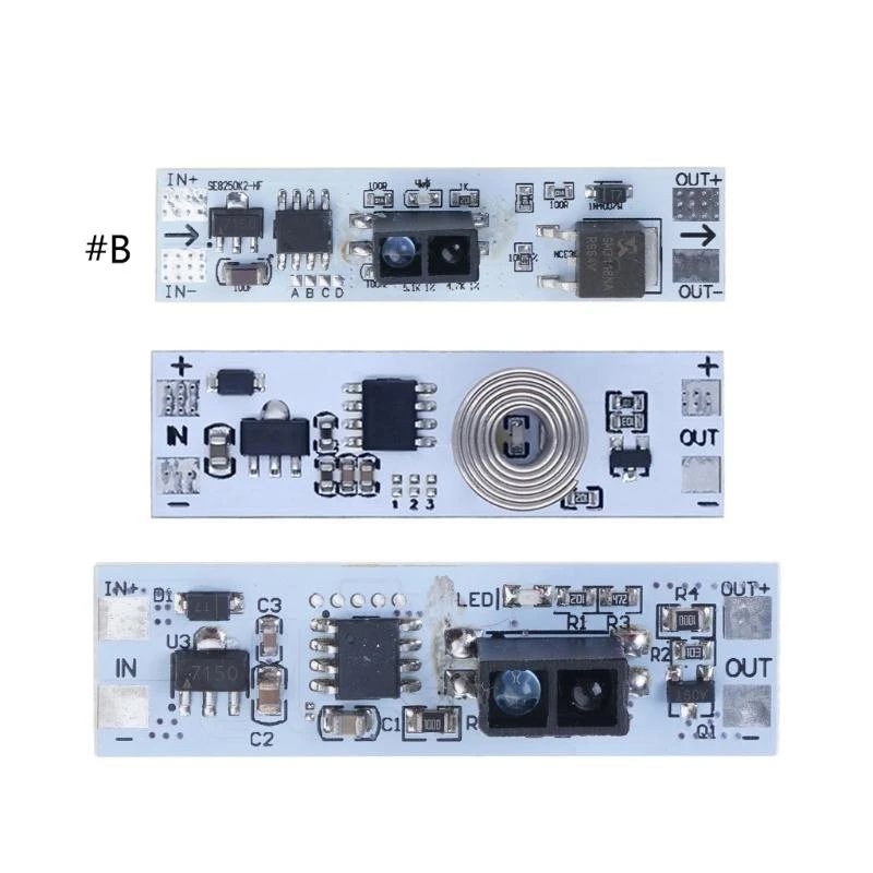 652f 5V-24 V Lámparas control atenuación LED Componentes activos Módulo interruptores mano
