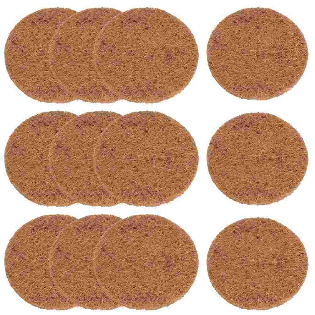 12 Pcs Bird Nest Pigeon with Brown Cushion Coconut Fiber Nesting Pads Mat Eggs Breeding House