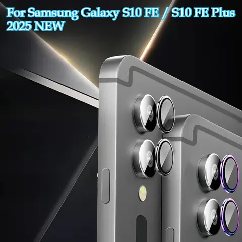 NEW HD Camera Lens Protector for Samsung Galaxy Tab S10 FE 2025 S9 FE Plus Ultra 9H Metal Ring Toughened Glass Camera Film Cover