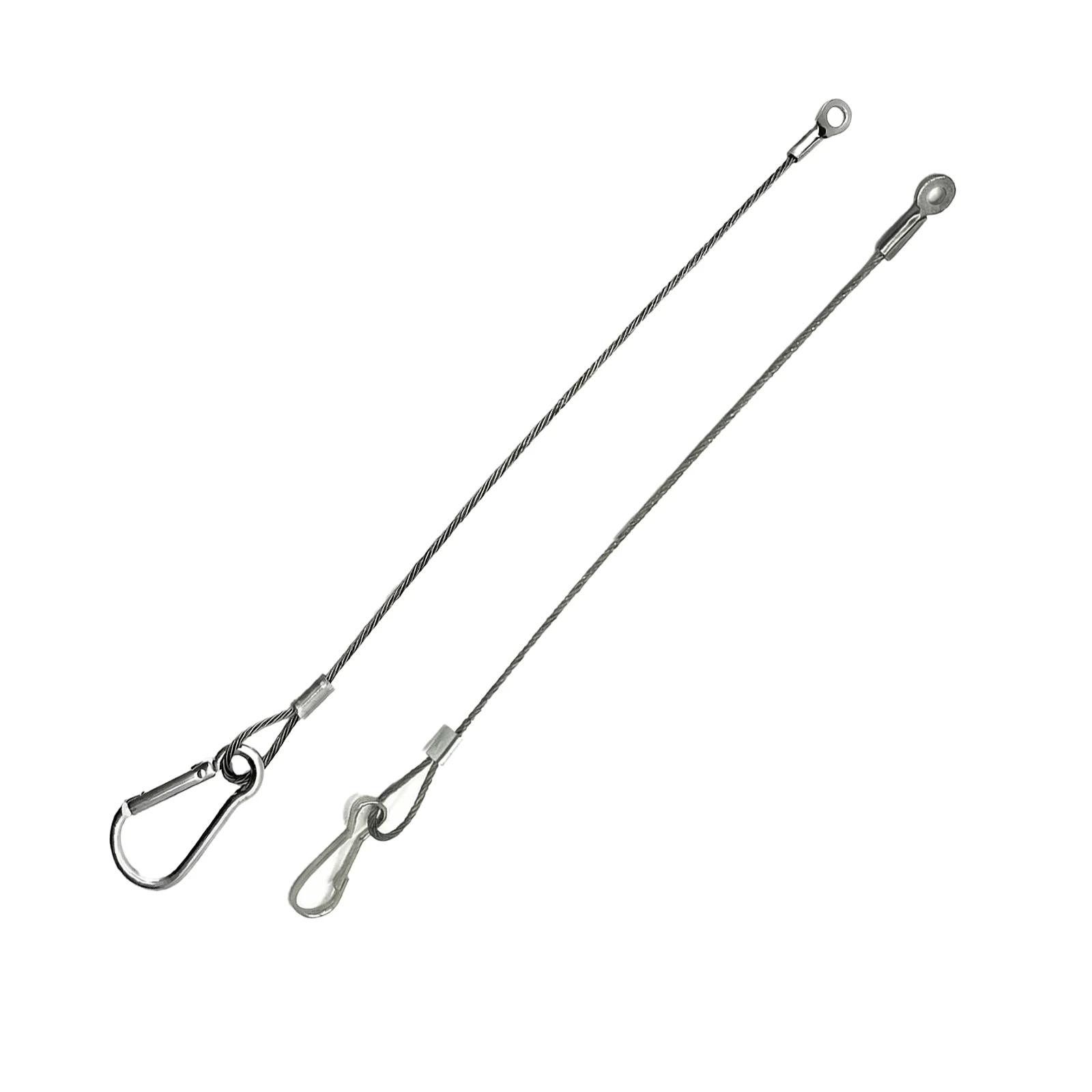 Safety Cable Kit,Stainless Steel Lanyard with Carabiner for Anti-Theft & Hanging,Security Wire Rope for Incubator,Insulated Box