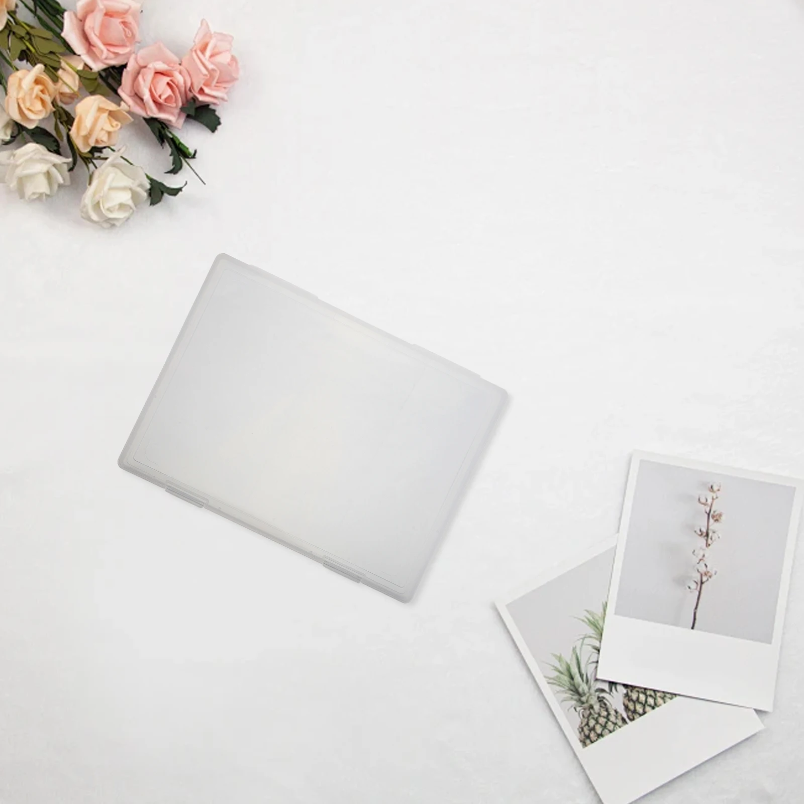 

Plastic Boxes Rectangular A4 Document Storage Containers Transparent PP Material Waterproof Dustproof File Box Organizer