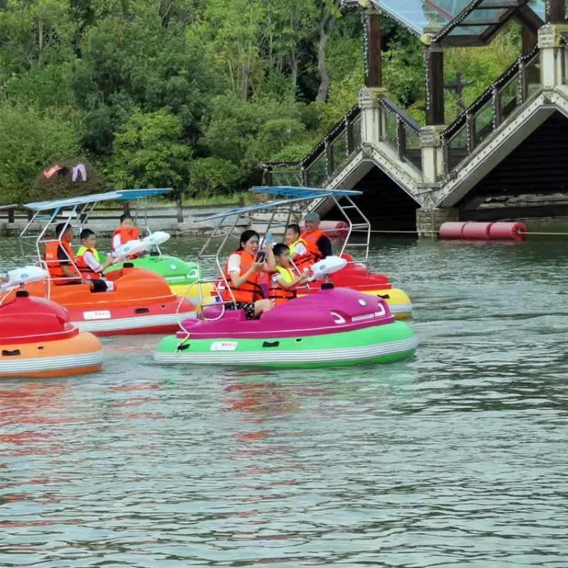 Funny Floating Bumper Boat Round Tire Electric Water Bumper Boat Water Entertainment Inflatable Floating Boat