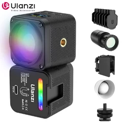 Ulanzi l3 rgb 2700-7000k zweifarbiges Video licht Mini Cob Video Licht Kamera füllen Licht Umgebungs licht für Stillleben Fotografie