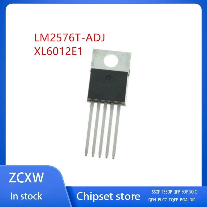 10Pcs/Lot LM2576T-ADJ LM2576 XL6012 XL6012E1 TO-220-5