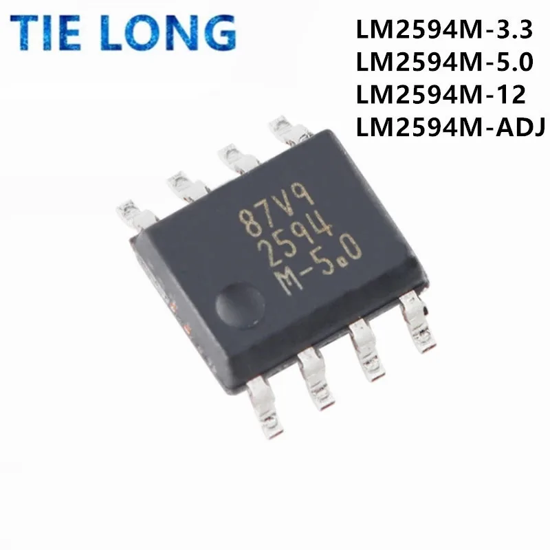 5pcs/lot LM2594M-3.3 SOP-8 LM2594M LM2594M-5.0 LM2594MX-5.0 LM2594M-12 LM2594M-ADJ LM2594MX-ADJ LM2594MX New and original