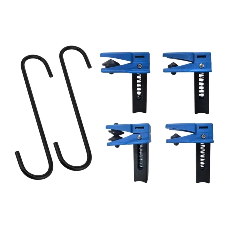 Brake Line Clamp Tool Set with Spring Action Clamps Hose Clamp Tool for Repair