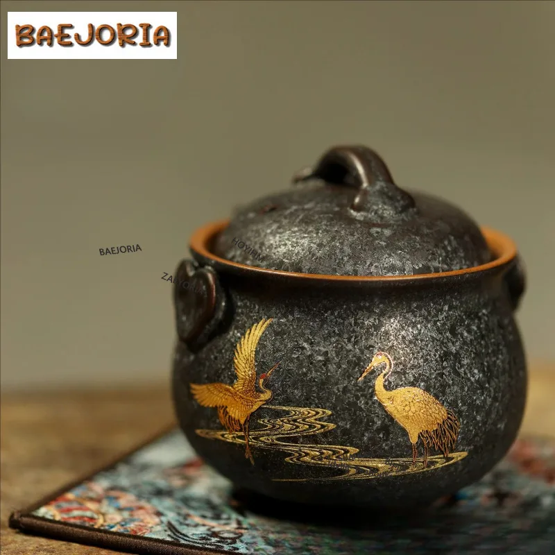 BAEJORIA 200ml Silver Spot Kumha Teapot Creative Tea Infuser Pot Tea Maker Kettle With Strainer Drinkware Accessories Collection