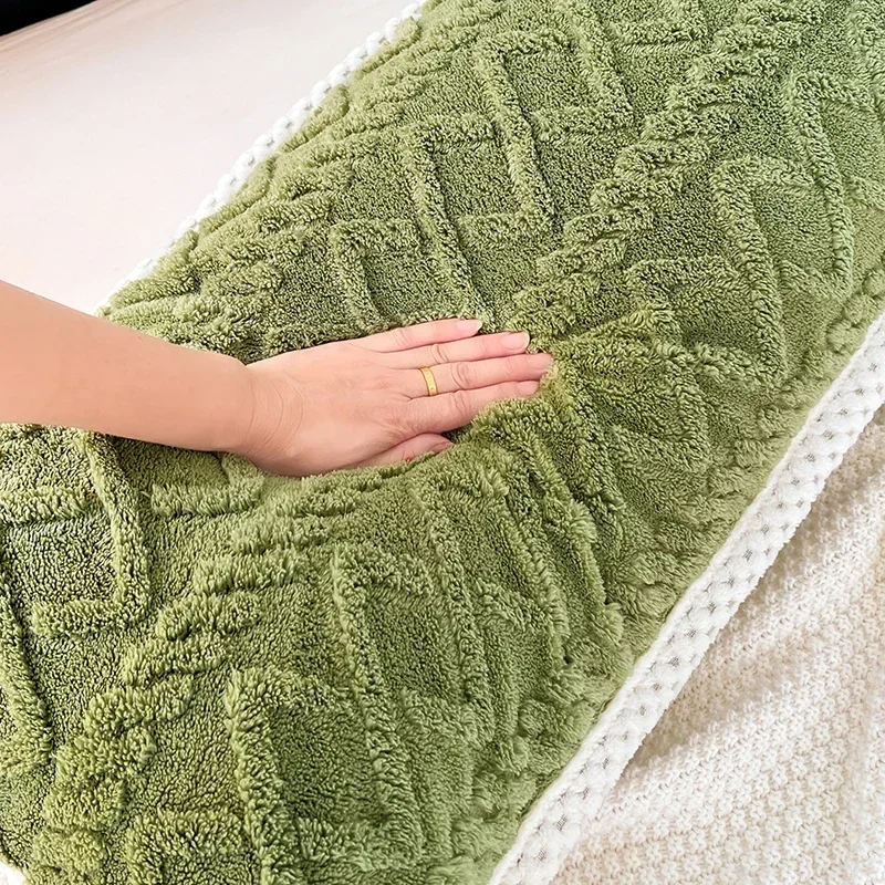 Long Plush Pillowcase Soft Warm Velvet Bedding Body Pillow Cover Home Decor Large Couple Flannel Pillow Case