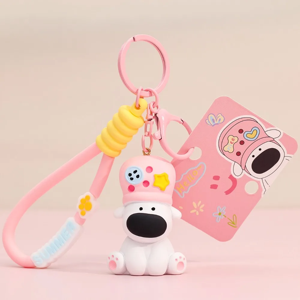 بسيطة الراتنج الكلب الصغير المفاتيح مكافحة خسر معلقة الكلب الحيوان مفتاح قلادة Ins حلية الكرتون الكلب حلقة رئيسية الهدايا الصغيرة #1