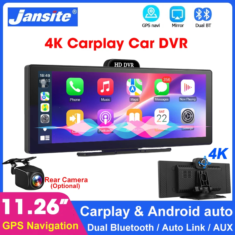 Jansite 11.26" 4K D… - image