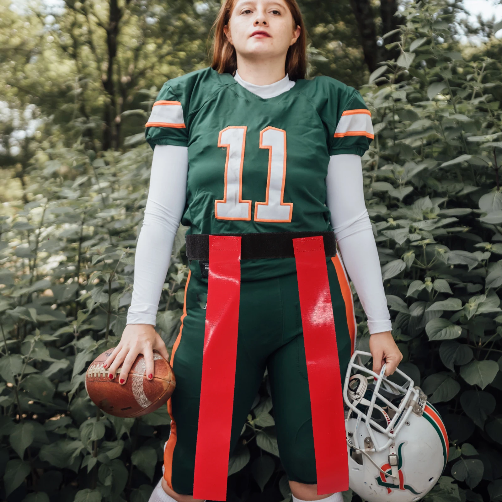 

2 set Football Flag Belt Kids 90CM Red Blue Adjustable Rugby Flags Waist Belts for Outdoor Football Game Supplies