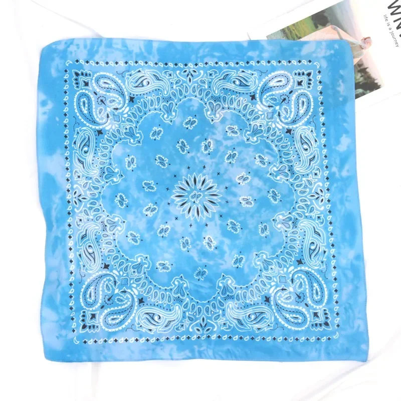 Hip Hop Bandana Square Scarf Scarves Seamless Hair Band Square Scarf Design Headwea Cycling Outdoor Tie Dye Paisley Headband