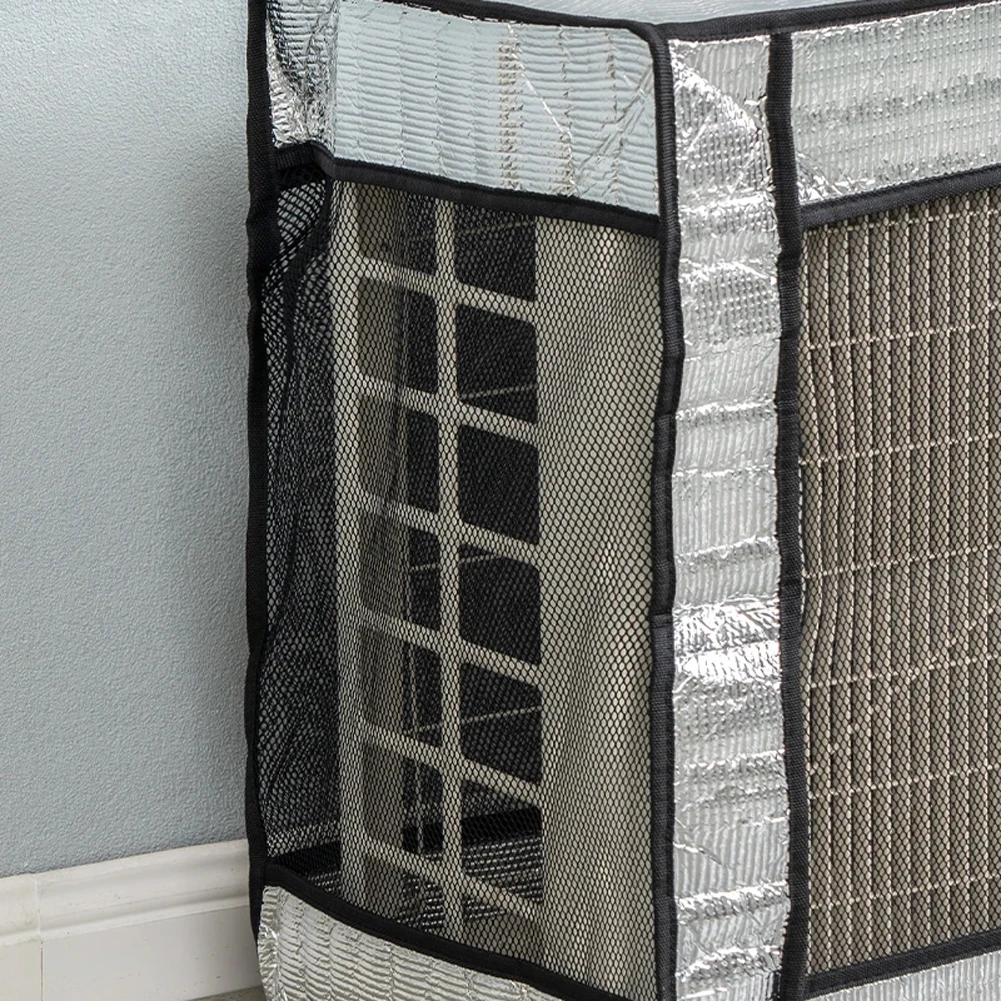 Dust Cover Air Conditioner Cleaning Home Improvement Sun Protection Waterproof Aluminum Foil Household Outdoor Parts
