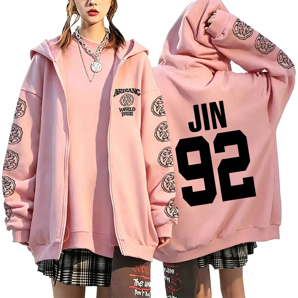 2026 Mädchen Damen Herren Konzert-Must-Have Y2K Zip-Up Hoodie KPOP Street Dance Performance TOP Sportlicher Paar-Stil Mantel