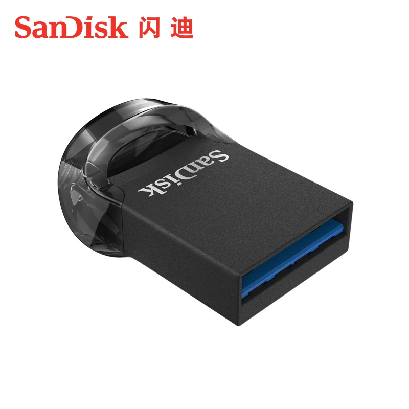 Sandisk USB 3.1 Flash Pendrive Ultra Fit 32GB 64GB 512GB Memory Stick 128GB 256GB 400MB/s 16GB Mini car U Disk For PC Notebook