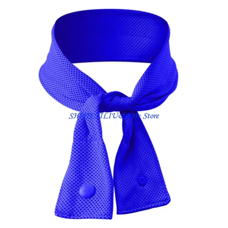 E21F Adjustable Cooling Bandana With Water Absorbent Resin Athletic Wear for Men
