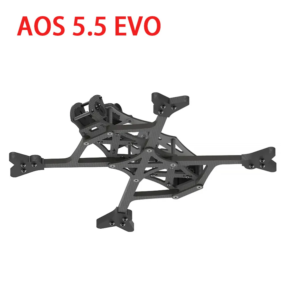 Kit telaio Aos 5.5 evo fpv con braccio da 6mm per fpv