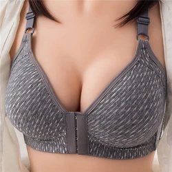 Front Buckle Thin Sexy Lingeries Women Bras Plus Size Breathable Vest Front Fastener Women's Underwear New