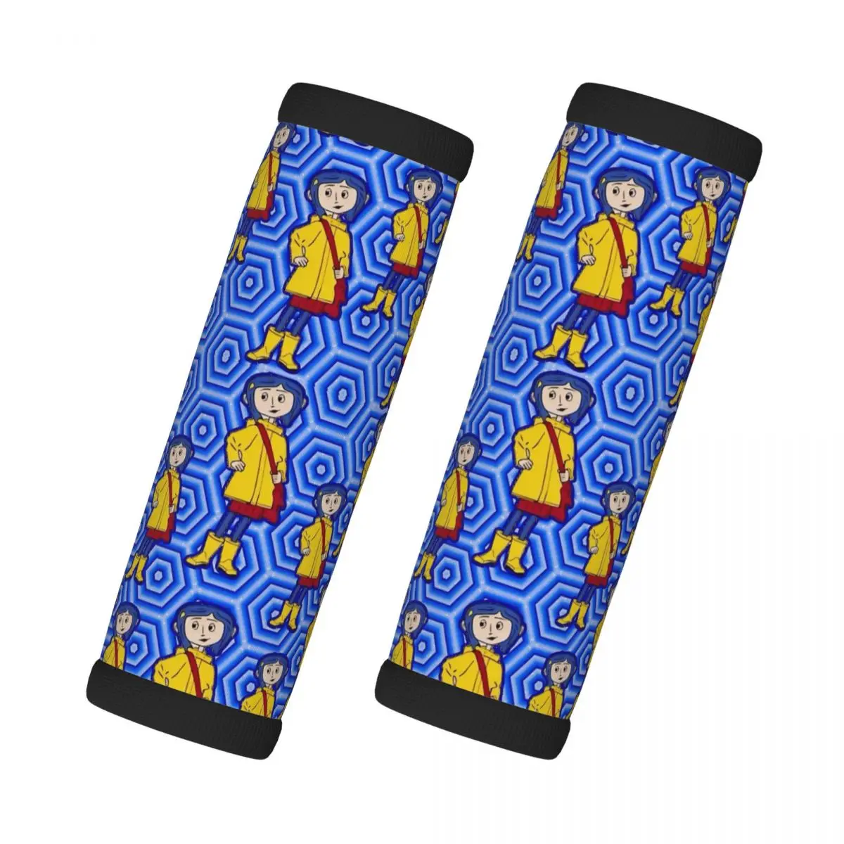 

Custom Coraline Grip Handle Cover For Door Handle Suitcases Travel Accessories