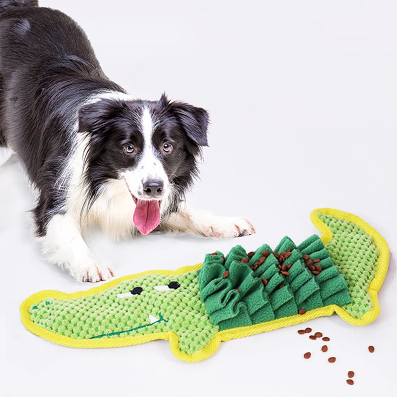 Pet Dog Sniffing Training Mat Funny Dog Puzzle Toys Interactive Dog Slow Feeder Mat Foraging Skills Training Toy Pet supplies