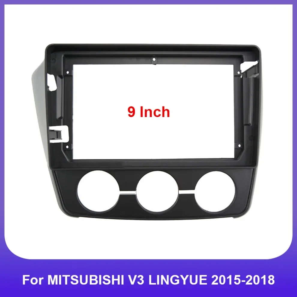 9 Inch Car Multimedia Frame Car Audio Radio Frame Dashboard Fitting Panel For MITSUBISHI V3 LINGYUE 2015 2016 2017 2018