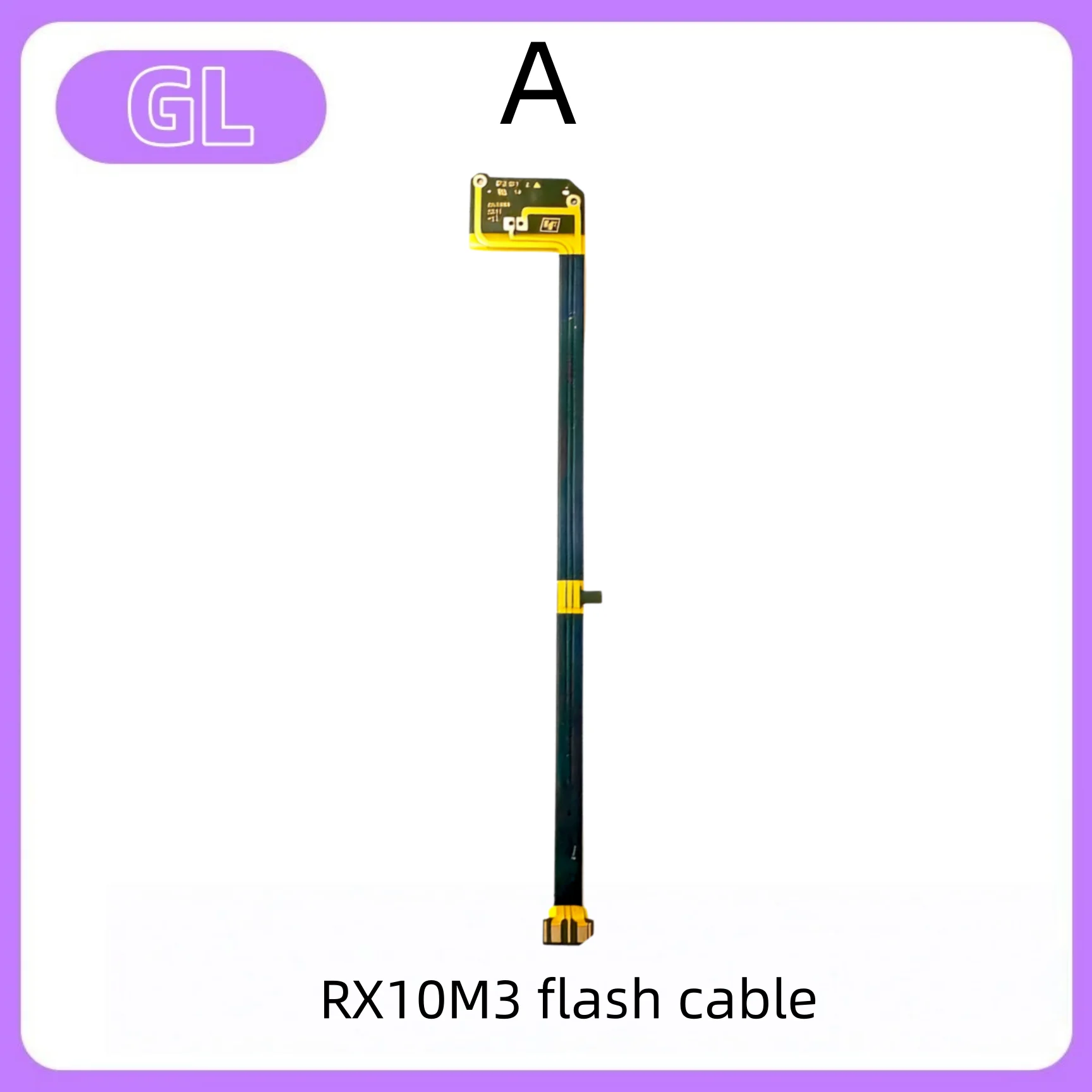 for Sony cameras RX10, RX10M3, RX10M4, flash flex cable, flash tube flex cable, flash lamp cable, flash unit flex cable
