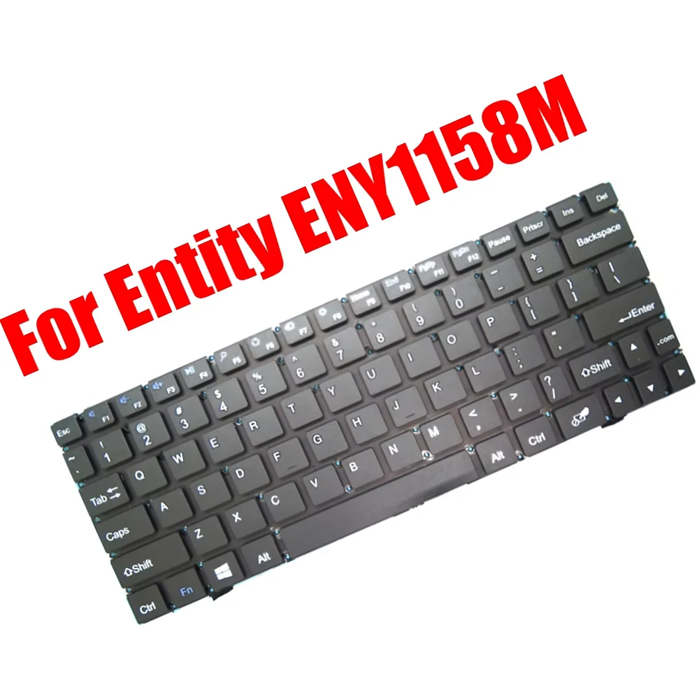 

English US Laptop Keyboard For Entity ENY1158M 11.6 Black Without Frame New