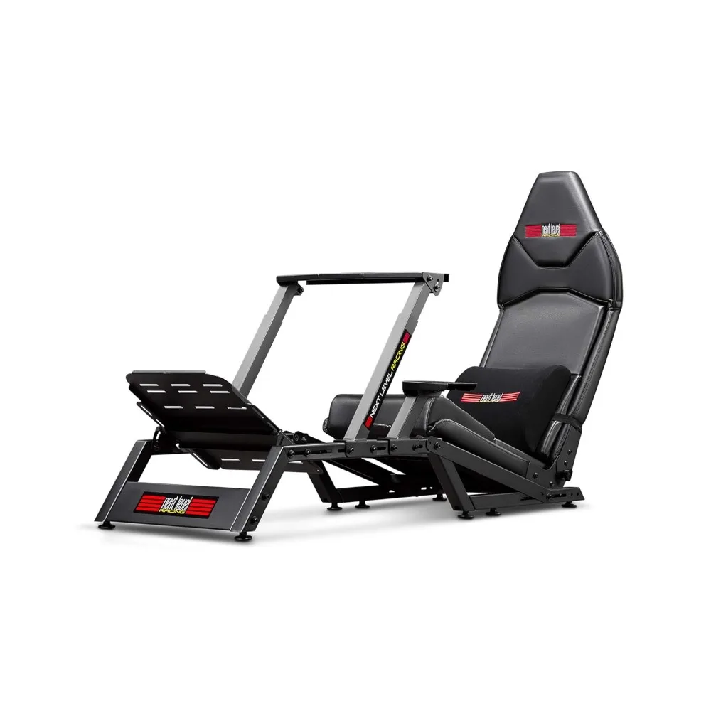 Racing Simulator Cockpit. Formula and GT racing simulator cockpit compatible with Thrustmaster, Fanatec