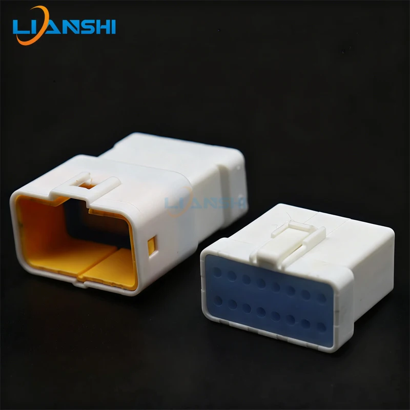 JST-16R-JWPF-VSLE Micro Car Connector 16-pin Waterproof Connector Male-Female Plug 16T16R