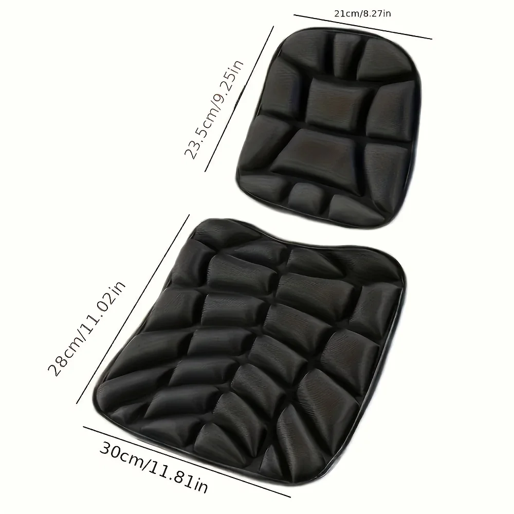 2pcs/Set Gel Suitable for Motorcycles And Bicycles, 3D Breathable And Shock-Absorbing Design, a Two-Part Comfortable Riding Pad