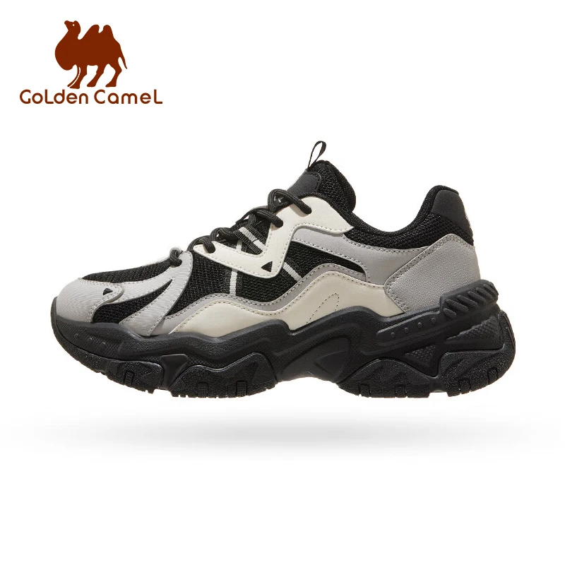 GOLDEN CAMEL Sports Shoes Women and Men Sneakers Comfortable Casual Soft Thick Sole Increased Retro Dad Shoes for Men 2024 New