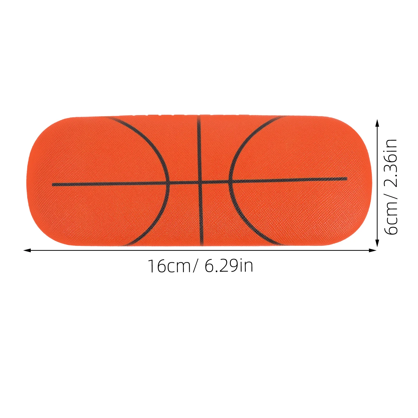 حافظة نظارات كرة السلة ذات هيكل صلب، صندوق نظارات شمسية واقٍ أنيق للأولاد والبنات والطلاب والأطفال، حافظة نظارات القراءة