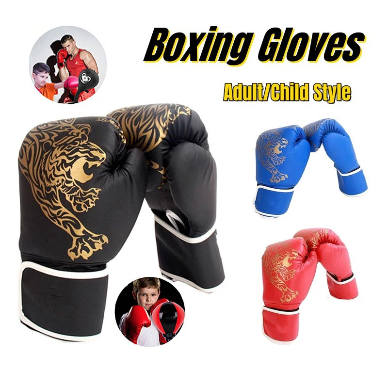 

Боксерские тренировочные перчатки из ПУ для детей и взрослых, перчатки для тайского бокса, перчатки для бокса с мешком, детские боксерские перчатки, перчатки для саньда