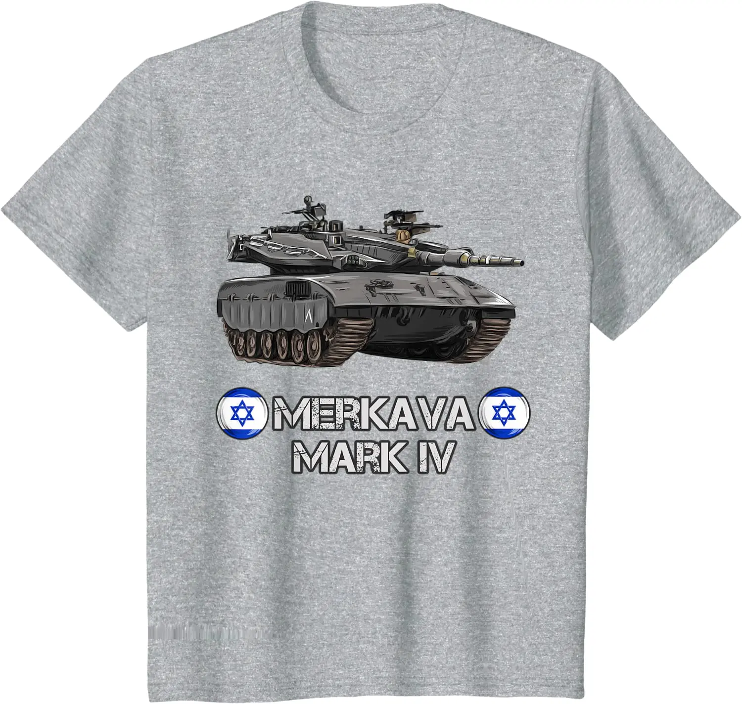 Israel Army Merkava Mark 4 Main Battle Tank T Shirt. New 100% Cotton Short Sleeve O-Neck T-shirt Casual Clothing Mens Top