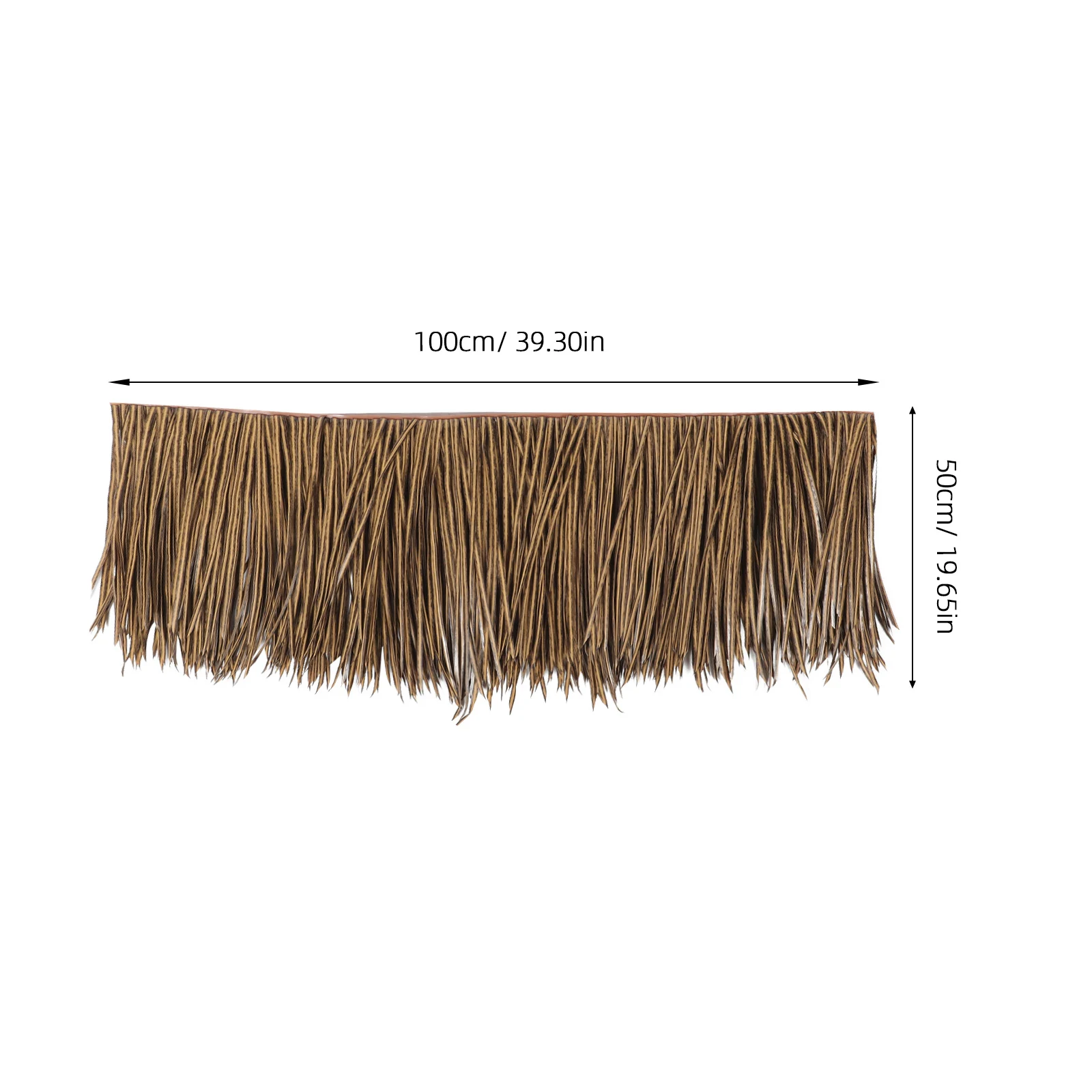 

Simulated Thatch Tiles Garden Decoration Roof Grass Faux Palm Windproof Rainproof for Patio Tiki Bar Outdoor