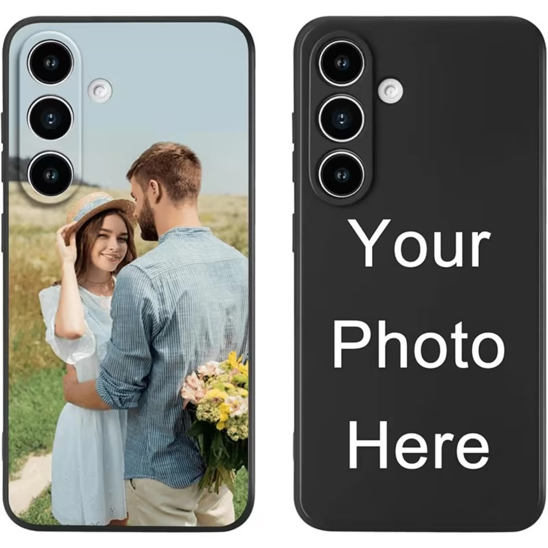 Silicone Case For Samsung Galaxy S25 Edge S26 S24 S23 S22 S21 S20 Ultra S10 Plus FE 5G DIY Customized Proposal Photo TPU Cover