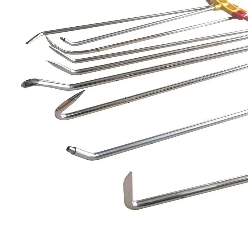 49PCS Paintless Dent Repair Tool Set - High Strength PDR Hook Rods for Auto Body Hail Damage Removal for All Vehicle Models