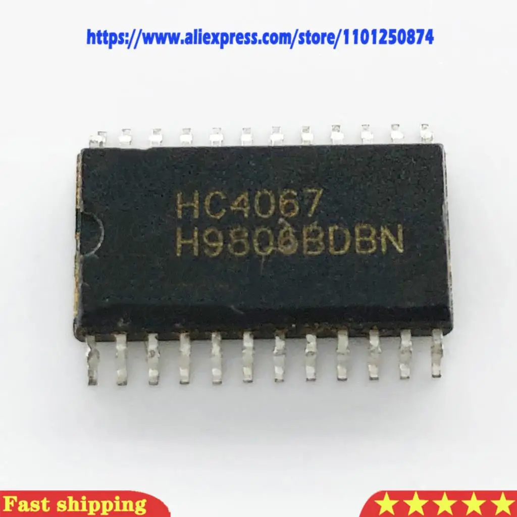 5pcs/lot 74HC4067D 74HC4067 HC4067 SOP-24 In Stock