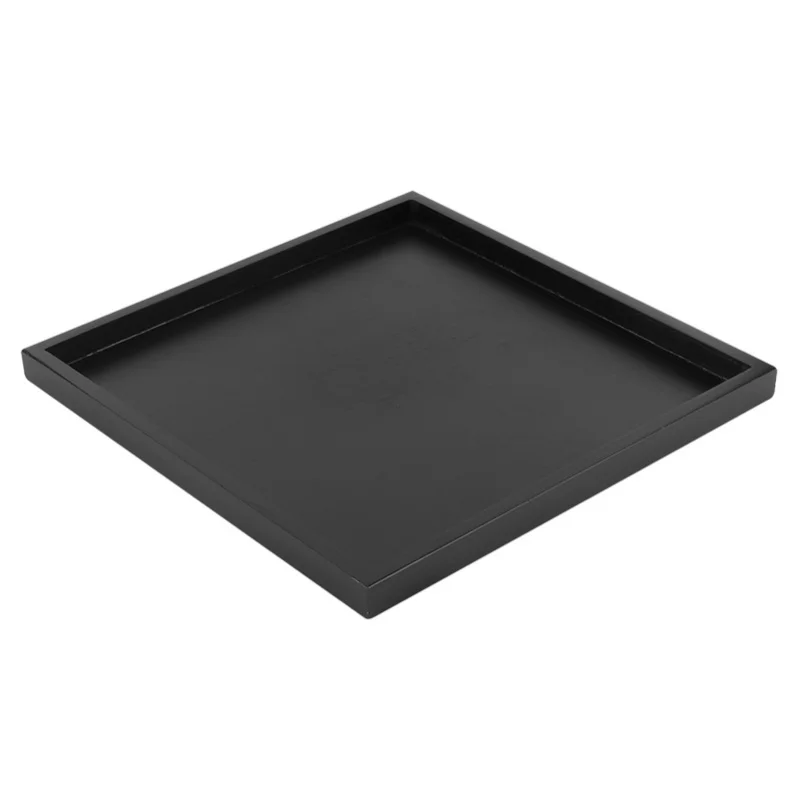 Square Wood Tea Coffee Snack Food Serving Tray For Home Kitchen Restaurant