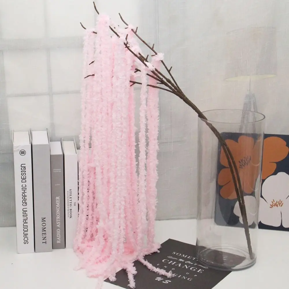 متعدد الألوان أمارانثوس نبات معلق اصطناعي حلية اكسسوارات مقلد أمارانثوس كوداتوس غزل صور الدعائم #5