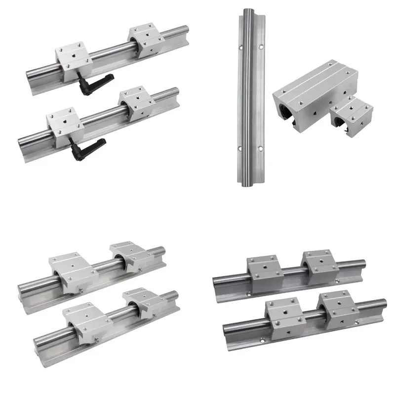 High Quality SBR30 Round Linear Guide Rail SBR 30 Aluminum Linear Support Shaft With Block SBR 30uu for CNC Parts
