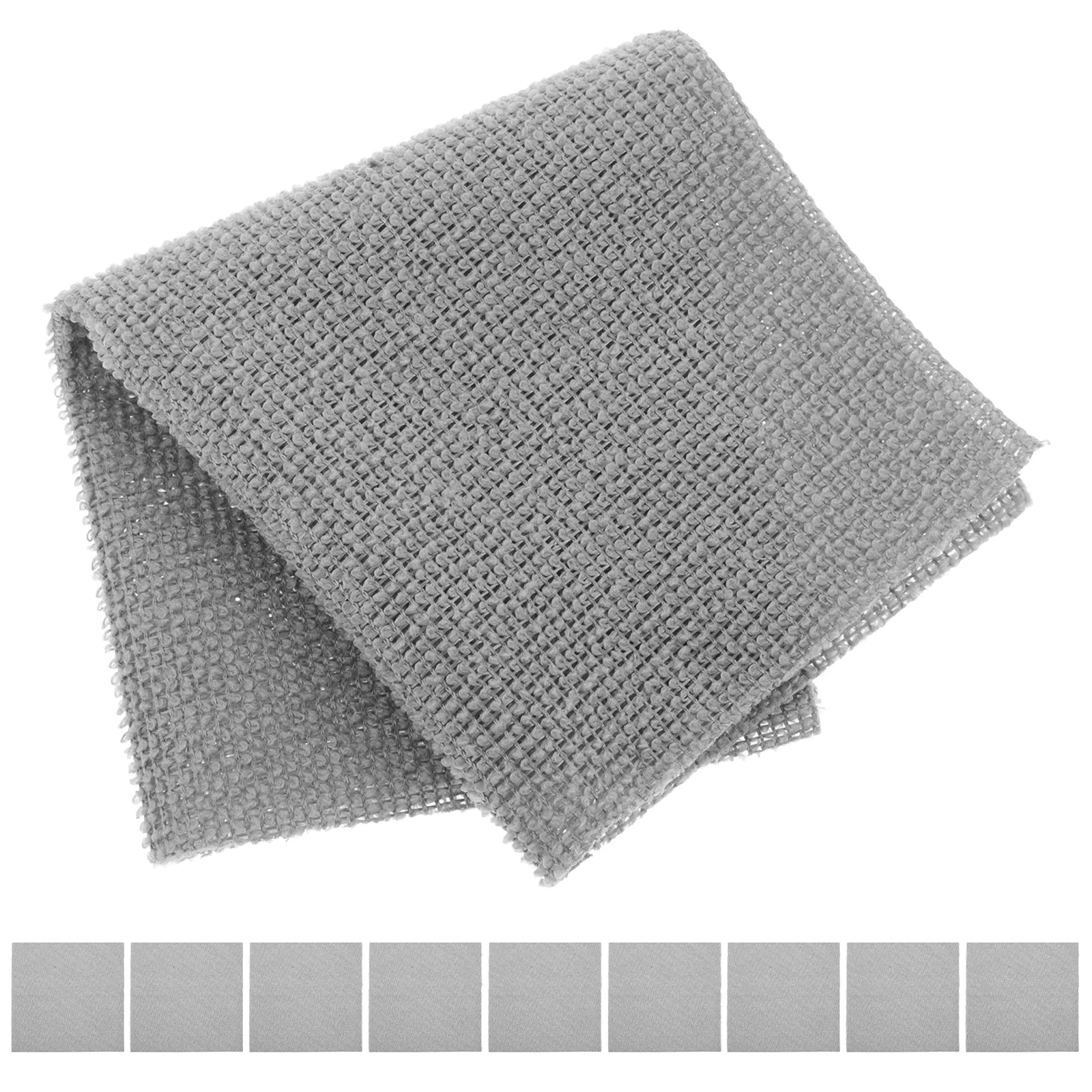

Dishwashing Towel Kitchen Cleaning Cloth Stripe Cotton Pad Dark Grey Oil Glass Safe Super Absorbent