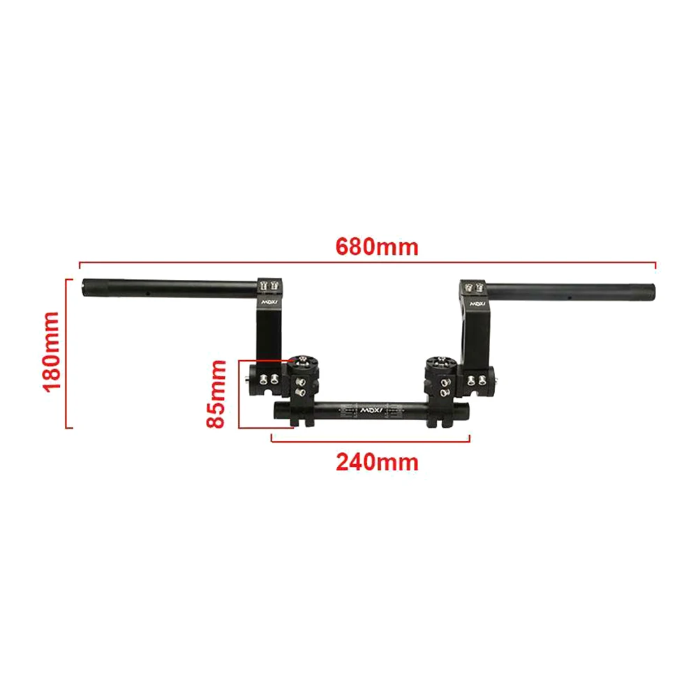 Factory Direct Sales - High-quality 680mm Split Motorcycle Handlebars, Suitable for All Types of Motorcycles, Custom Colors