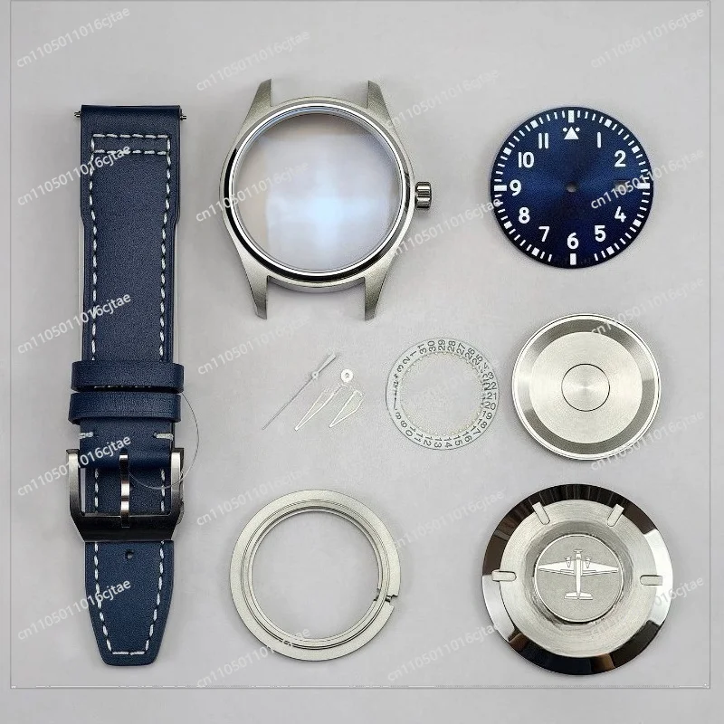 For 20 W328201 Men's Case Full Set 2824 Movement Sapphire Blue Plated Film 40MM