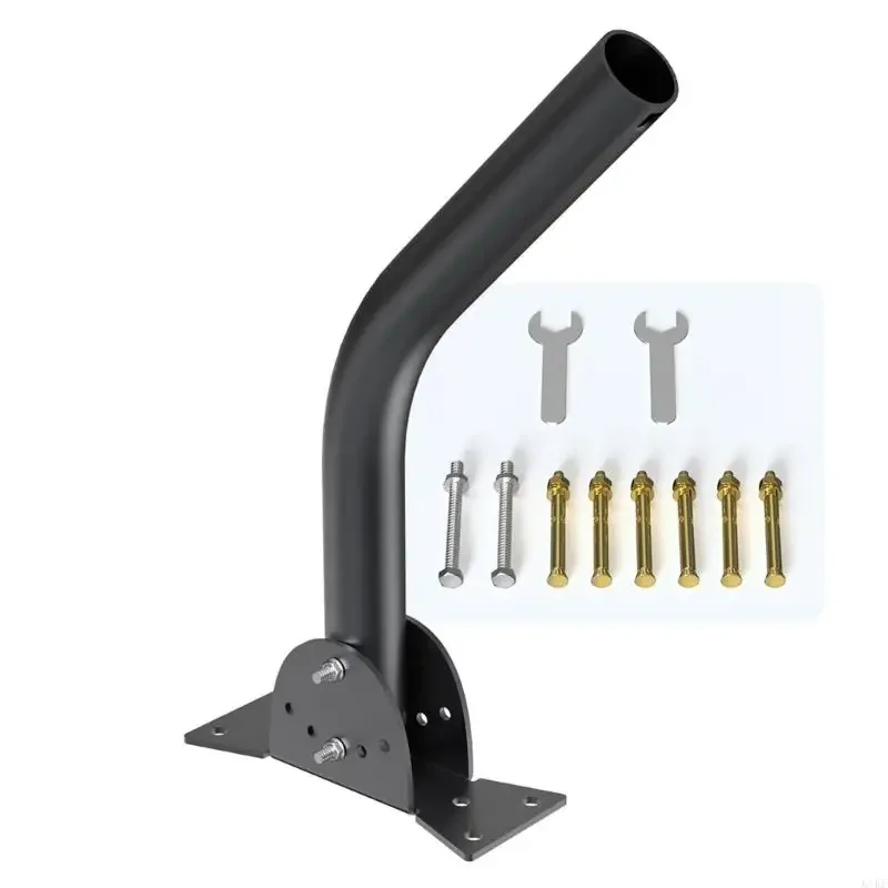 

Strong Modifiable Mounting Parenthesis for Satellite Dishes Highlighting 100 Pound Capacity and Impermeable Outdoor Plan K1KF