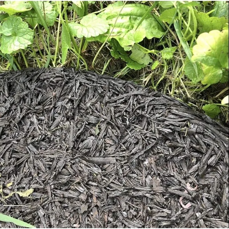 Tree Mulch Ring Weed Preventer - Recycled Heavy Duty Rubber - Mower Safe,No landscape staples needed,Natural look