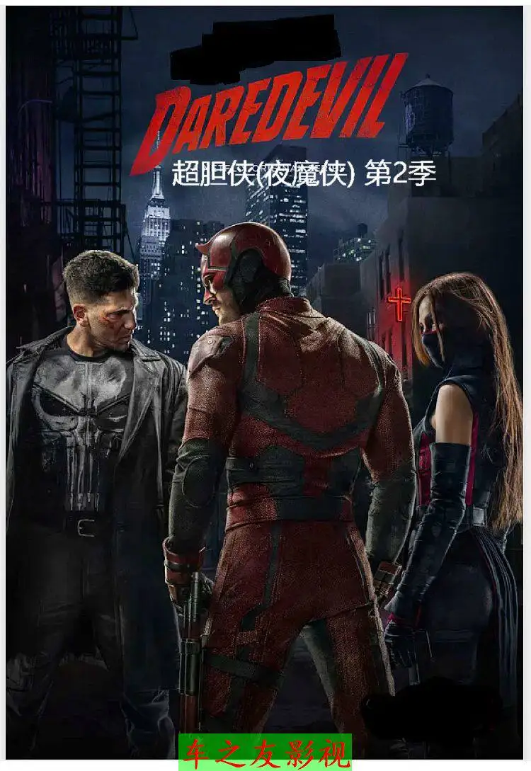 Blu-ray Disc Set for Daredevil Season 1-3 with English Chinese and Traditional Chinese Subtitles 6 Discs Boxed Set