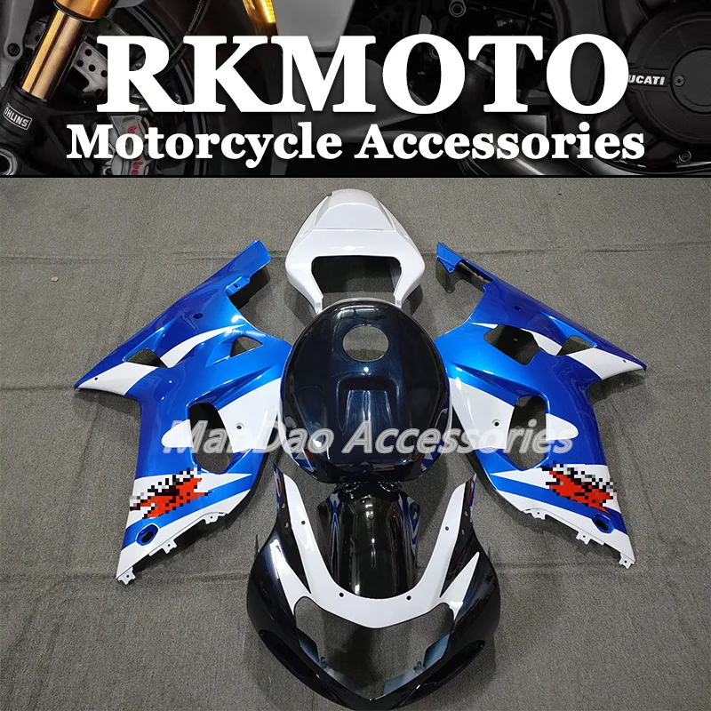 

Motorcycle Whole Fairing kit fit for GSXR600 750 01 02 03 GSXR 600 GSX-R750 K1 2003 2001 2002 full Fairings set Blue White